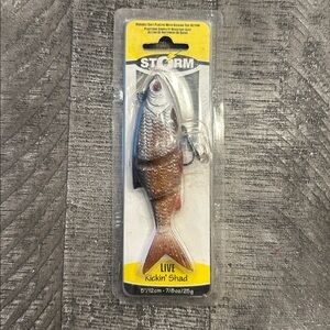 Storm Live Shad Lure in Silver and Brown